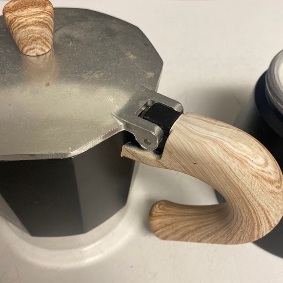 Italian Gnali & Zani Stovetop Coffee MOKA Pot Espresso Maker ITALY Aluminum 6 C - Picture 14 of 15